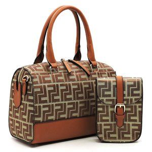 Carmel Colored Boston bag and cross-body